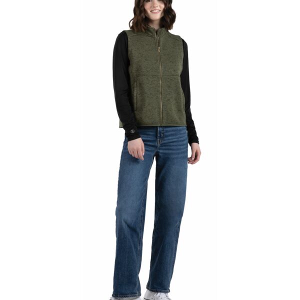 Ladies Alpine Sweater Fleece Vest Thumbnail